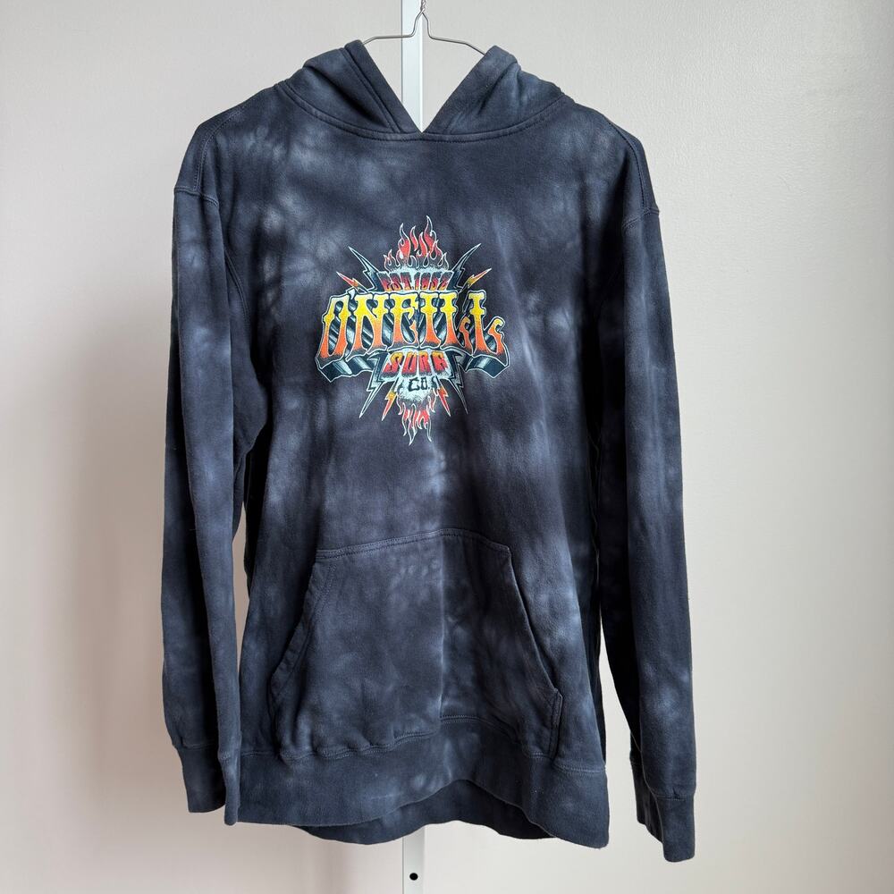 O'Neill sz XL blue tie dye‎ surf hoodie